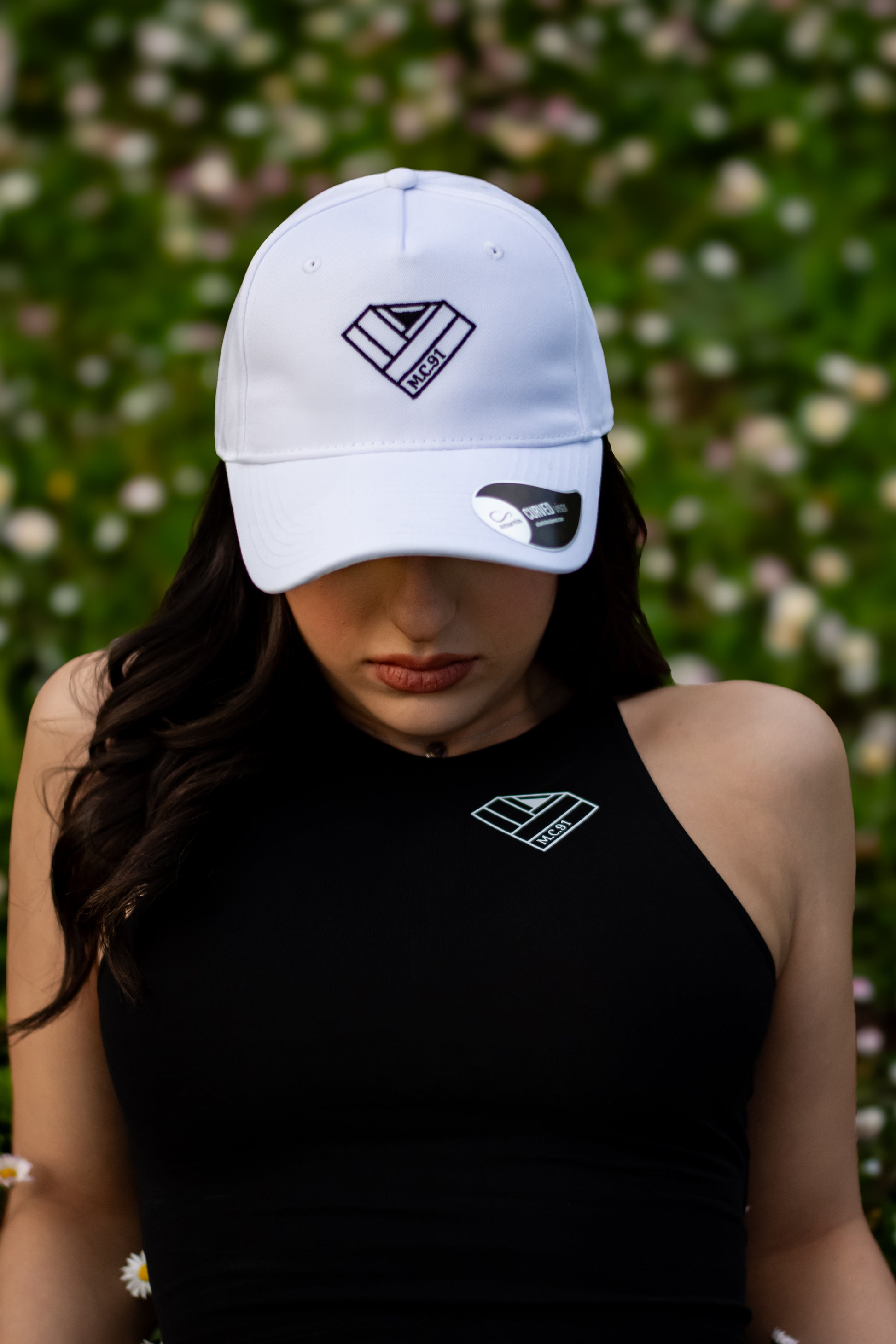 cappello bianco donna