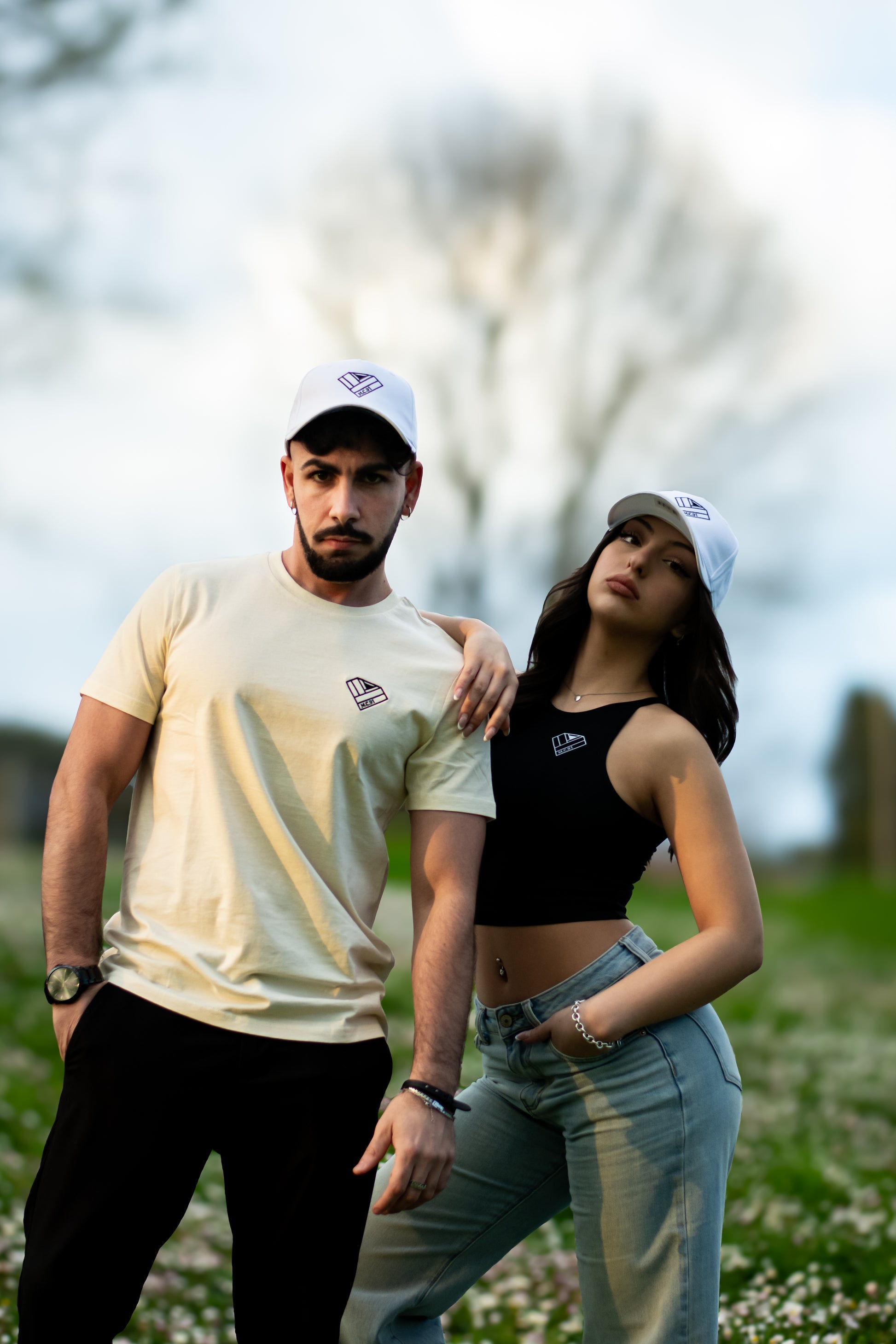 cappello bianco unisex