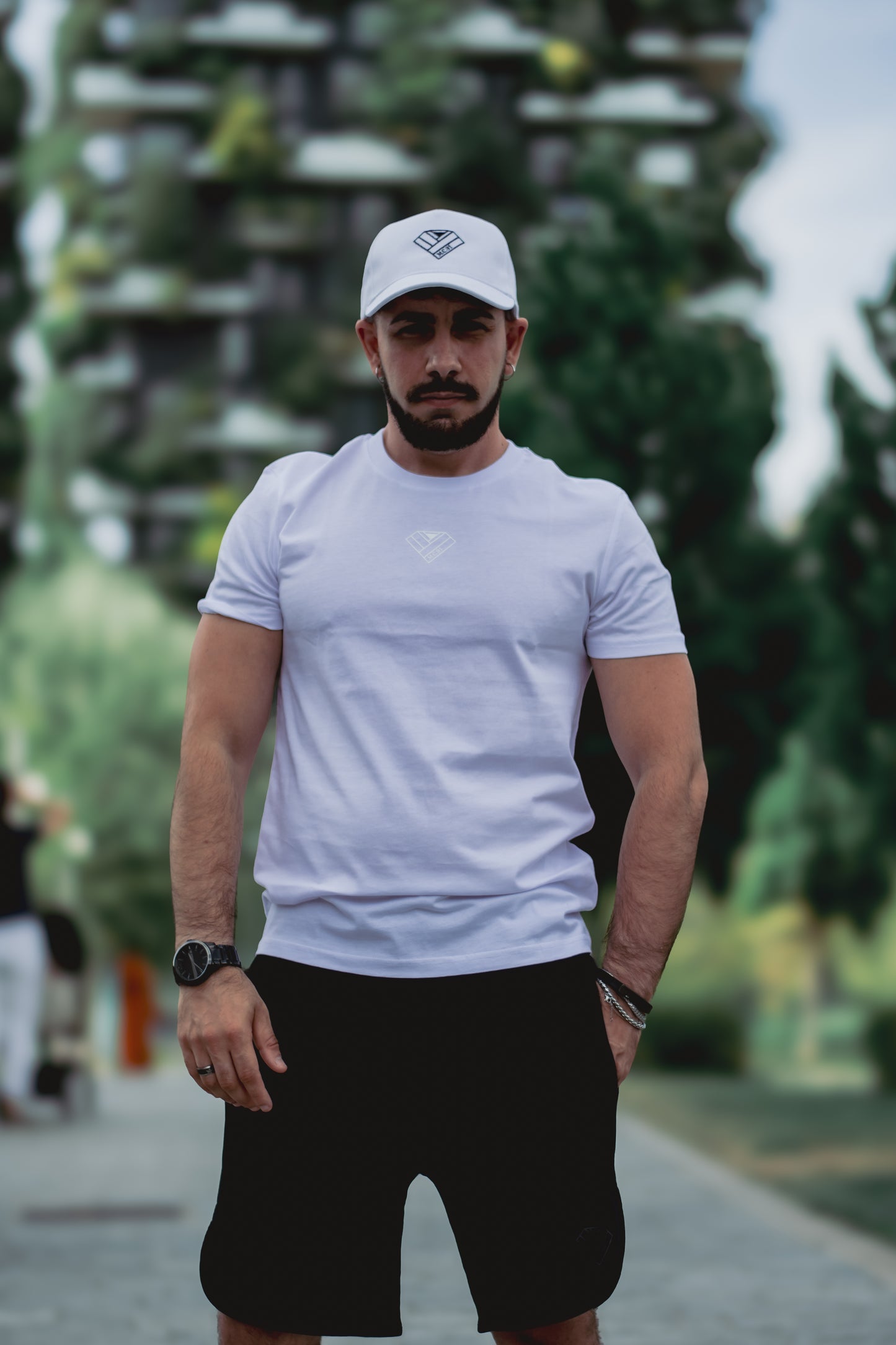 Cappello a strappo - Bianco