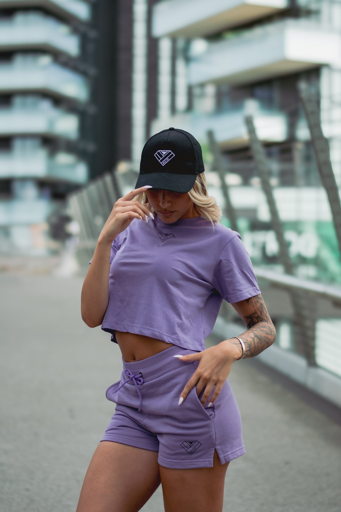 Cappello a strappo - Nero