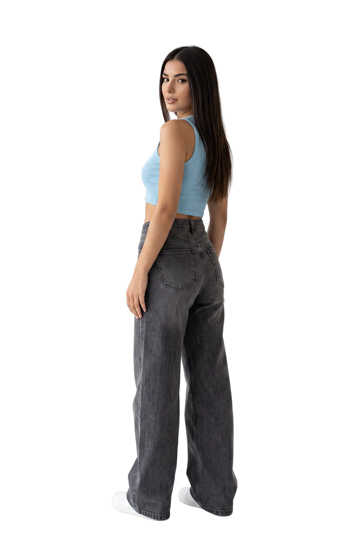 Top - Light blue