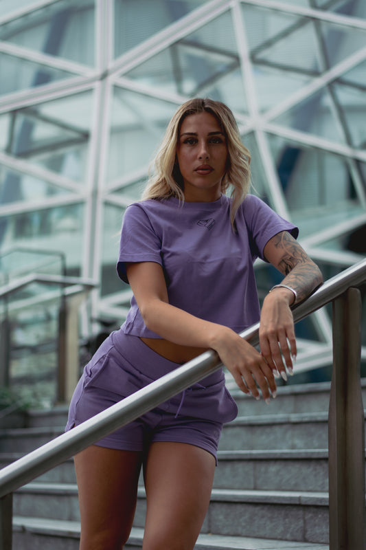 coordinato lilla fronte